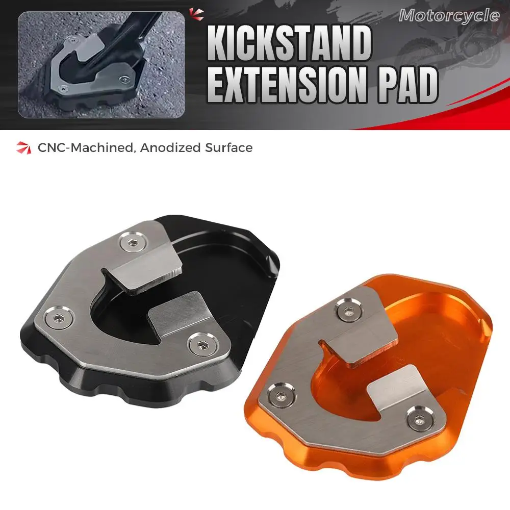 

For KTM 1290 Super Duke R Evo 2019-2024 2023 Motorcycle Accessories CNC Kickstand Foot Side Stand Extension Pad Support Plate