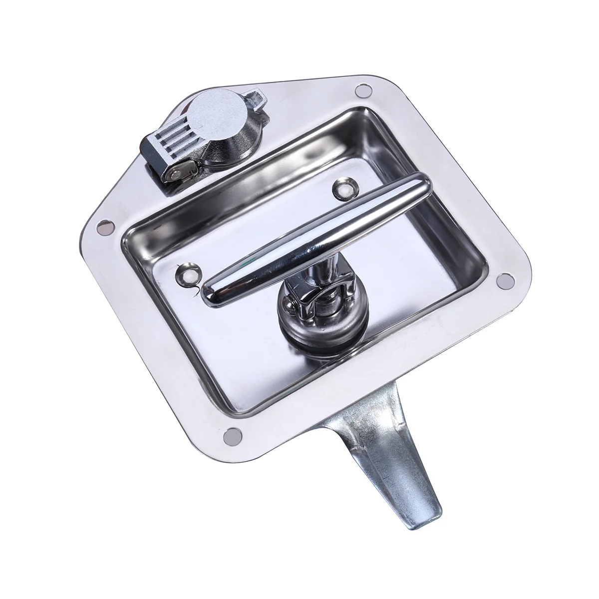 

Stainless Steel Folding T-Handle Latch Lock Tool Latch for Car Truck and Trailer t handle lock tool box latch