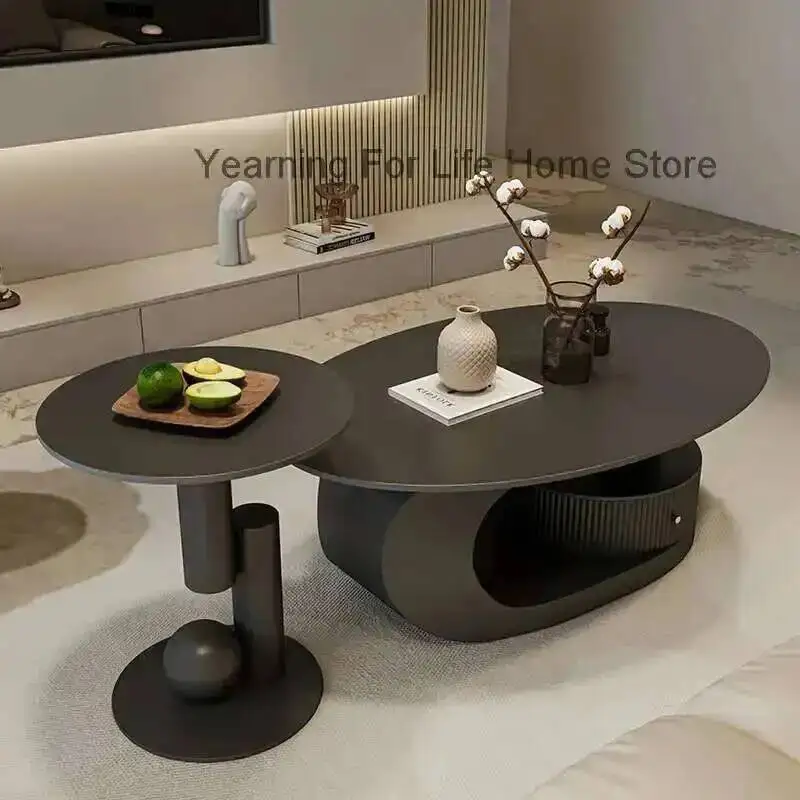 

Table Designer Standing Space Saving Aesthetic Side Modern Clear Decoration Coffee Table Unique Meubles Entrance Hall Furniture