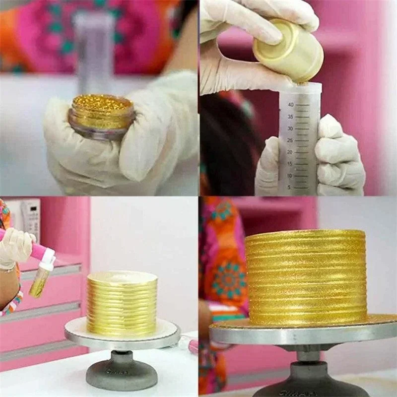 DIY Cake Spray Gun Manual Cake Coloring Duster Airbrush Pump