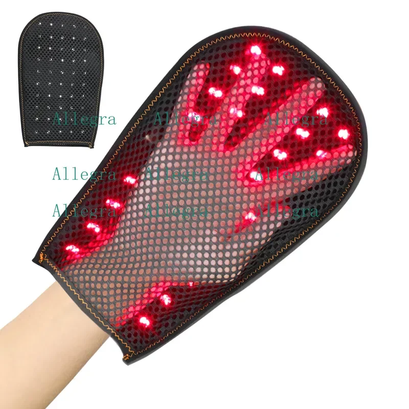 MEETU New Red Light Therapy Wrap Fingers Wrist Red Light Therapy Glove Hand Light Therapy
