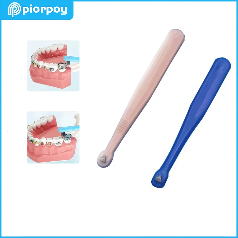 PIORPOY 1Pcs Dental Band Ring Pusher Orthodontic Pusher Placer Instrument Plastic Molar Buccal Tube Hook Nickel Titanium Wire