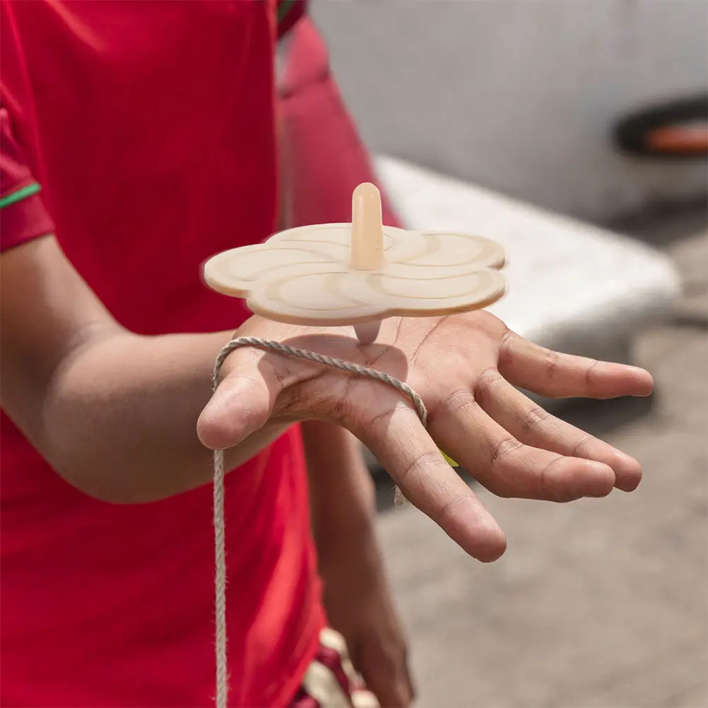 

24Pcs Wooden Gyro Portable DIY Painting Kids Unfinished Colorful Educational Children Fun Hands-on Gyro Play