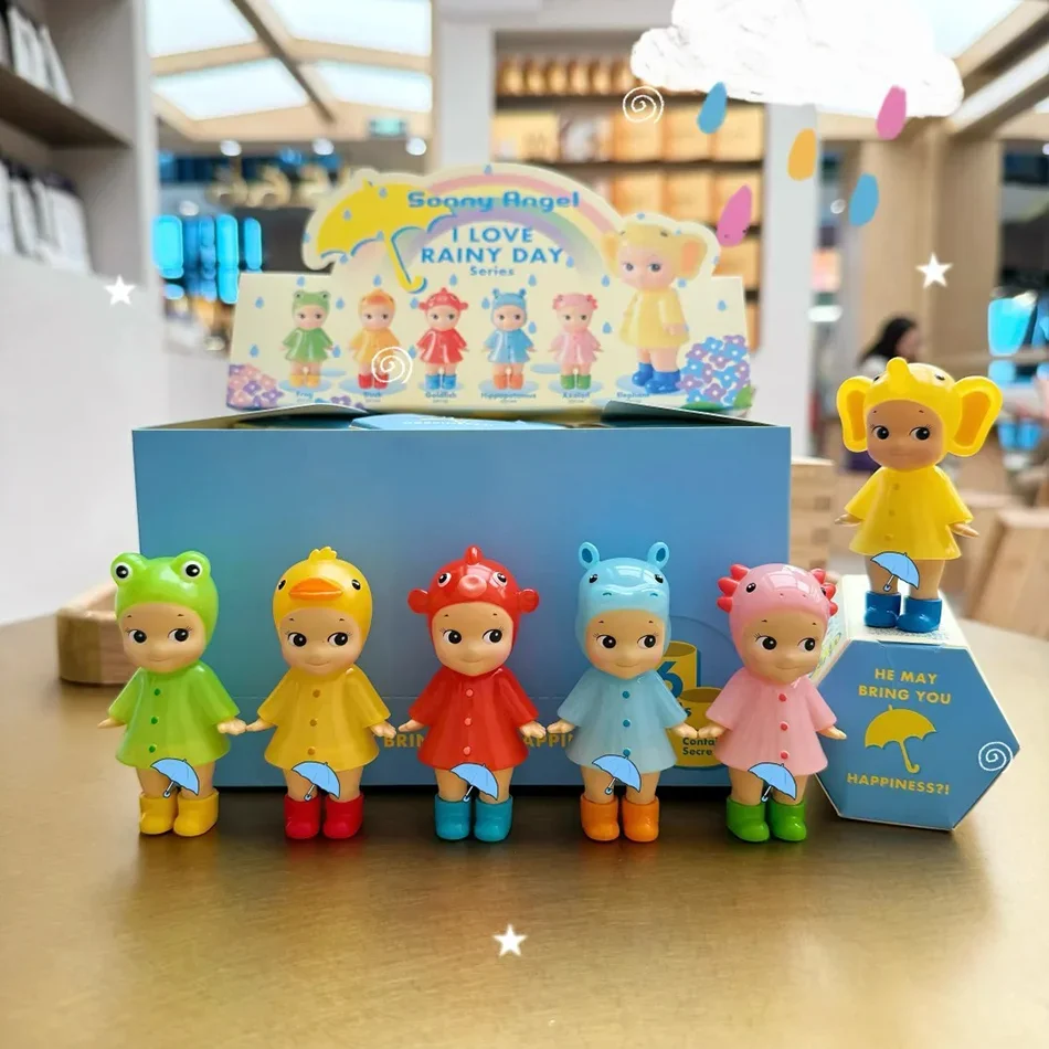 -Calidad superior Sonnie Dream Angels I Love Rainy Day Series Muñeca PVC Figura de acción Juguete Caja ciega S Angel...