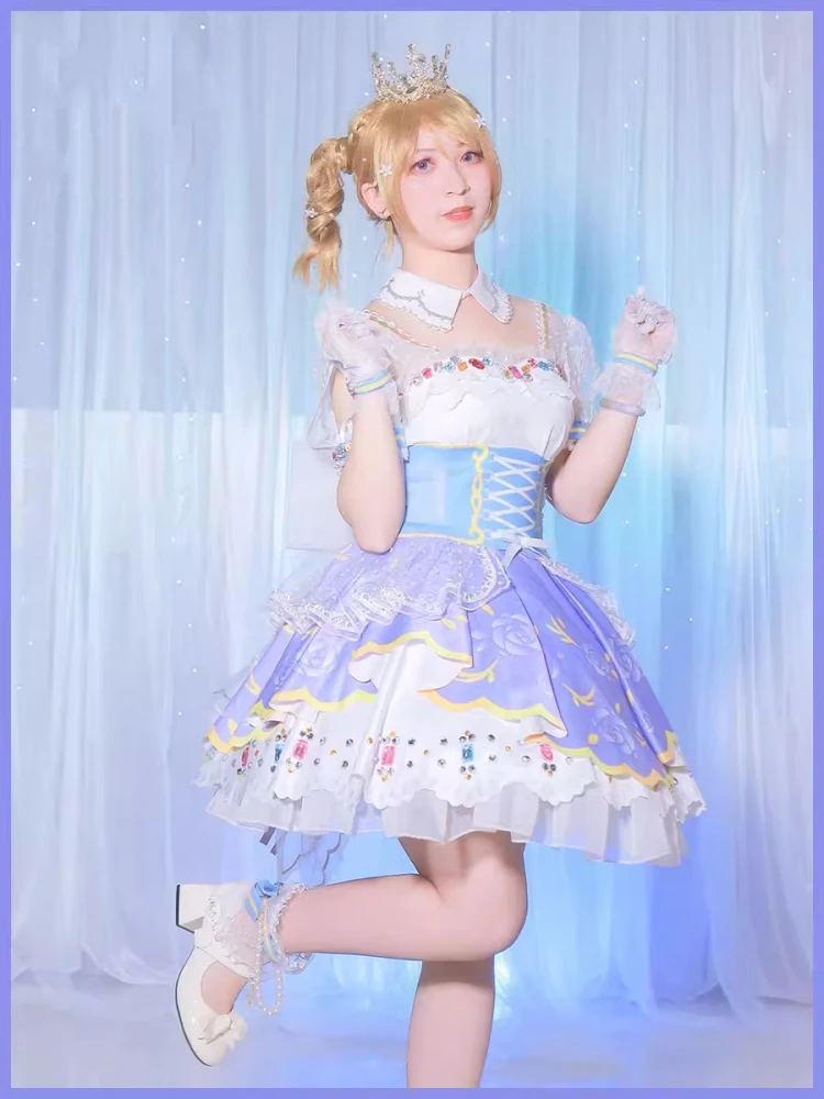 Hanayo Koizumi Cosplay Anime Lovelive Women Fashion Dress Costume Role Play Clothing Halloween Comic-con Party Uniform Pre-sale