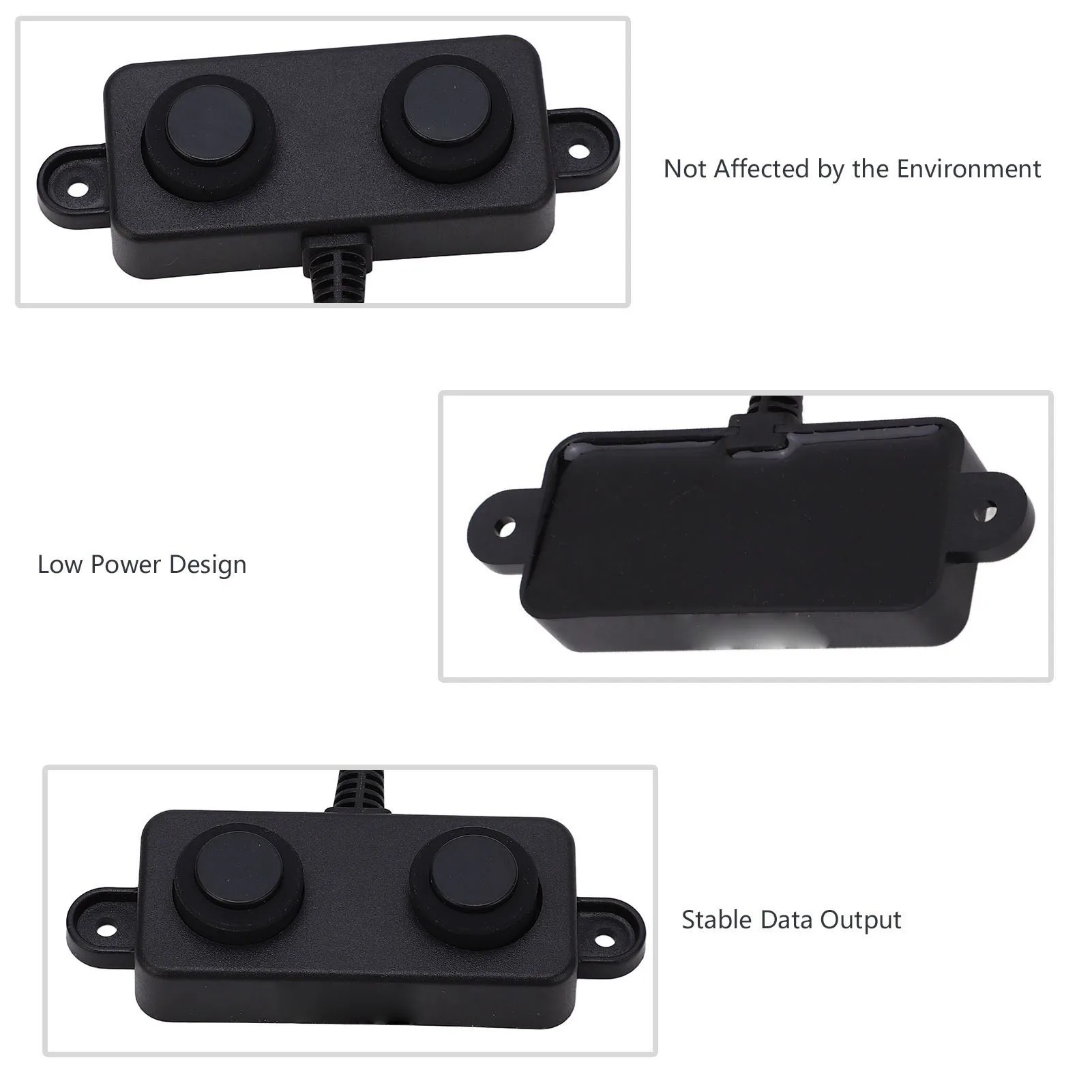 Capteur de distance à ultrasons, détecteur d'occupation de stationnement, algorithme intelligent 3.3V-5V, UART stable, automatique pour véhicule