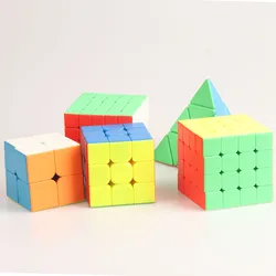 2x2 3x3 4x4 5x5 pyramid stickerless stress relief puzzle professional education smooth speed competition children's toy gifts