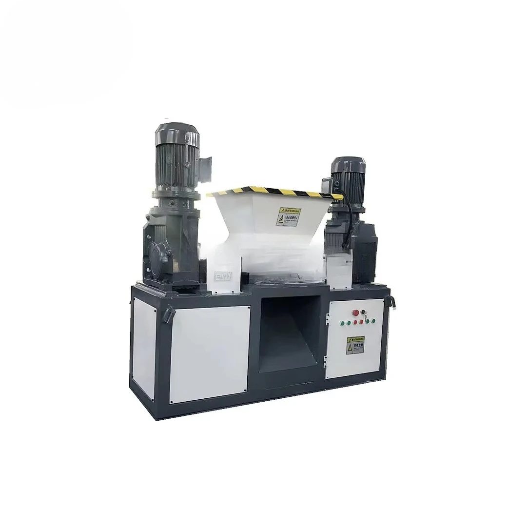 Customizable Hot Sale Mini Plastic Double Shaft Shredder Sheet Metal Tire