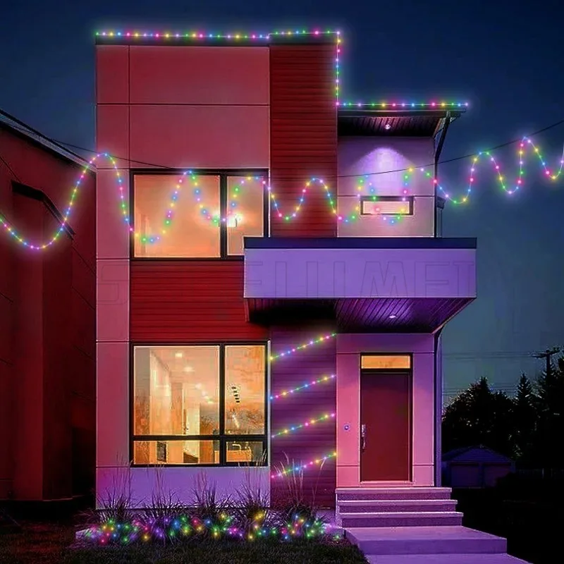 5V Led Fairy Light Strip Christmas Lights Smart Bluetooth USB Music Festoon Street Garland Wedding Birthday Party Decor for Home