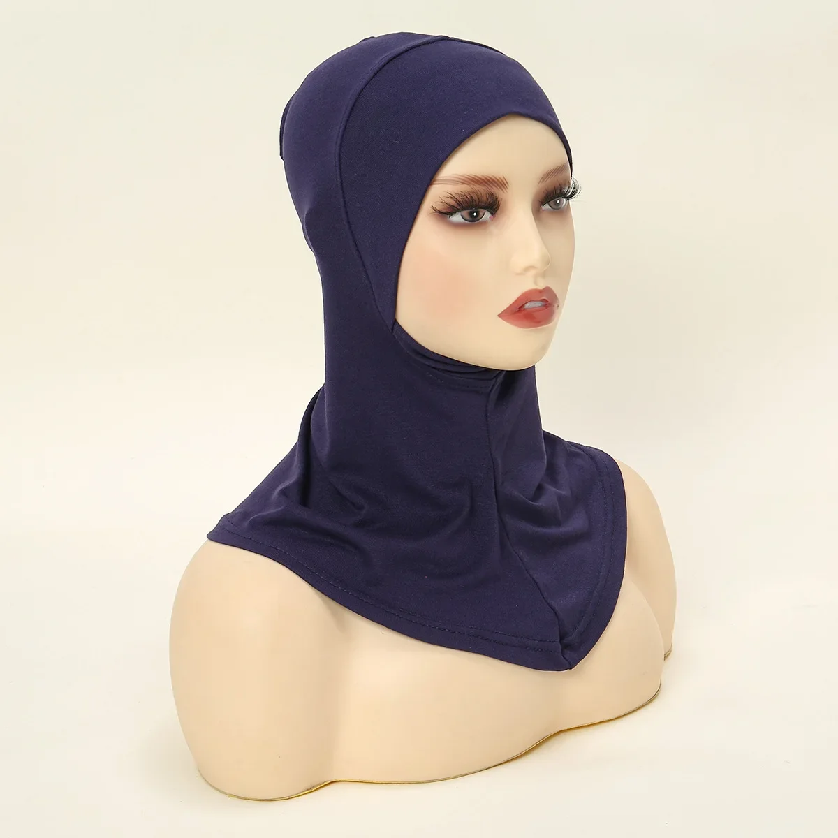 

Muslim Inner Cap Hijab for Women Solid Underscarf Hijab Undercap Scarf Turban Hat Islamic Muslim Hijabs Ready To Wear Head Cover