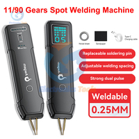 11/90 Gears Adjustable Handheld Spot Welding Machine 5V/2.1A 18650 Mobile Lithium Battery Dual Pulse Spot Welder Type-C Charing