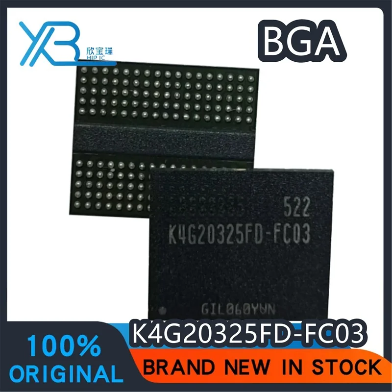 

(2/20 pieces) K4G20325FD-FC03 package BGA brand new original memory chip IC chip spot delivery fast