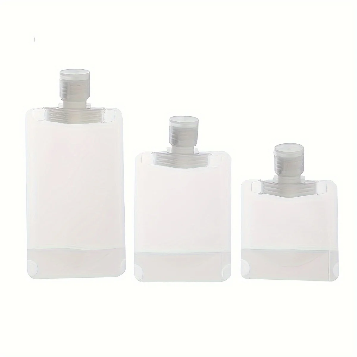 100 Stück 30/50/100ml Nachfüllbare Quetschbeutel für Toilettenartikel, Reise-Flüssigkeiten, Make-up-Verpackungsbeutel, Standbeutel, Kosmetikbehälter – Detail 5