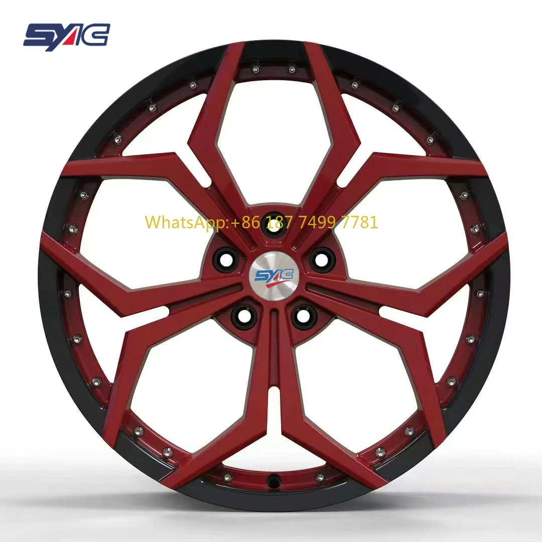 

SYAC 18-22 Inch Racing Car Wheels 2-piece New Design Customization Forging Aluminium Alloy Wheels/hubs/rims