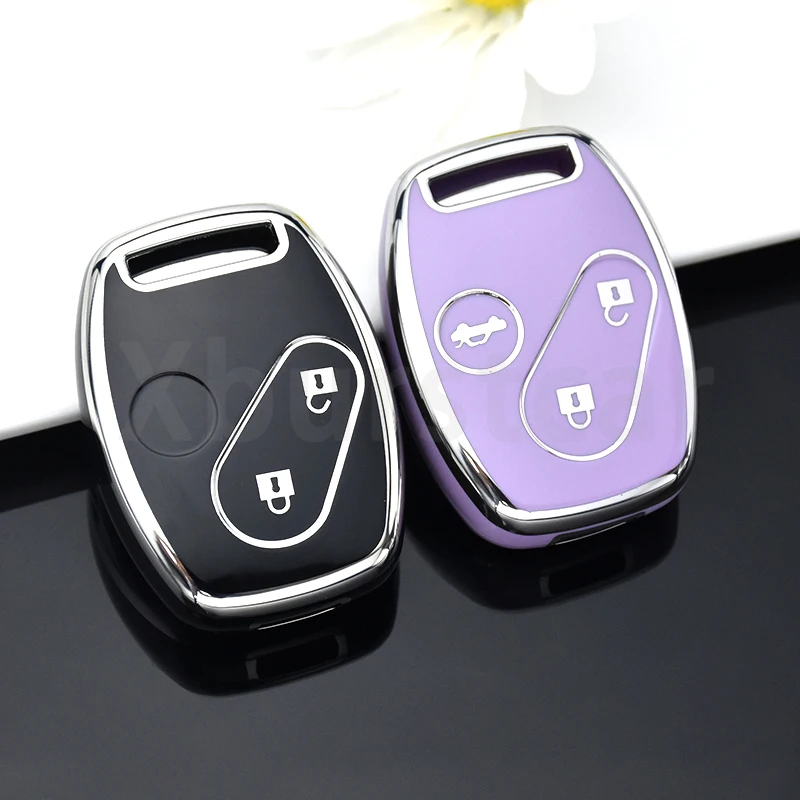 2 3 4 Buttons Car Key Case Cover for Honda Civic Accord VII Crv Frv Insight Shuttle Stream Jazz Shell Fob Keyless Accessories