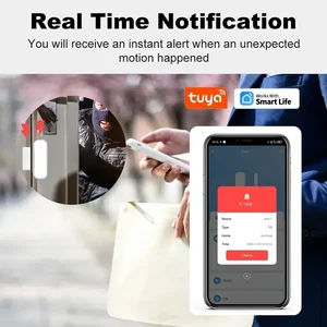 Tuya Zigbee Door Window Sensor Wireless Alarm Detector Contact Open Close Smart Home Security Device Google Home SmartLife Alexa