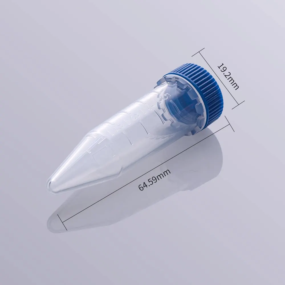 5ml color Plastic Small Vials with Screw Caps Sample Tubes Cryotubes,PP Material, Free from DNase, RNase, Human DNA, 100Pcs/Pack