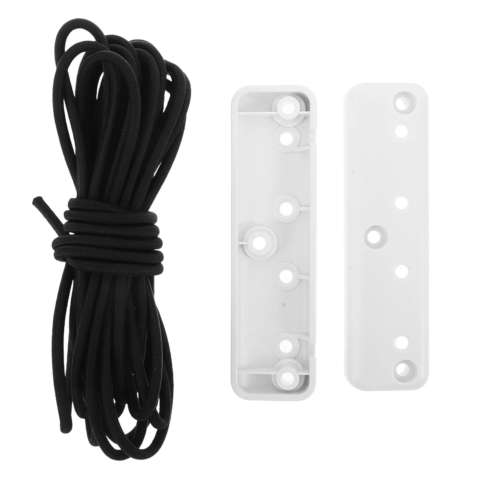 

1Set Rv Storage Shelf Anti-Fall Rail Black Cord Guard Space Saving Trailer Motorhome Overhead Cabinet Retaining Line Camper Van