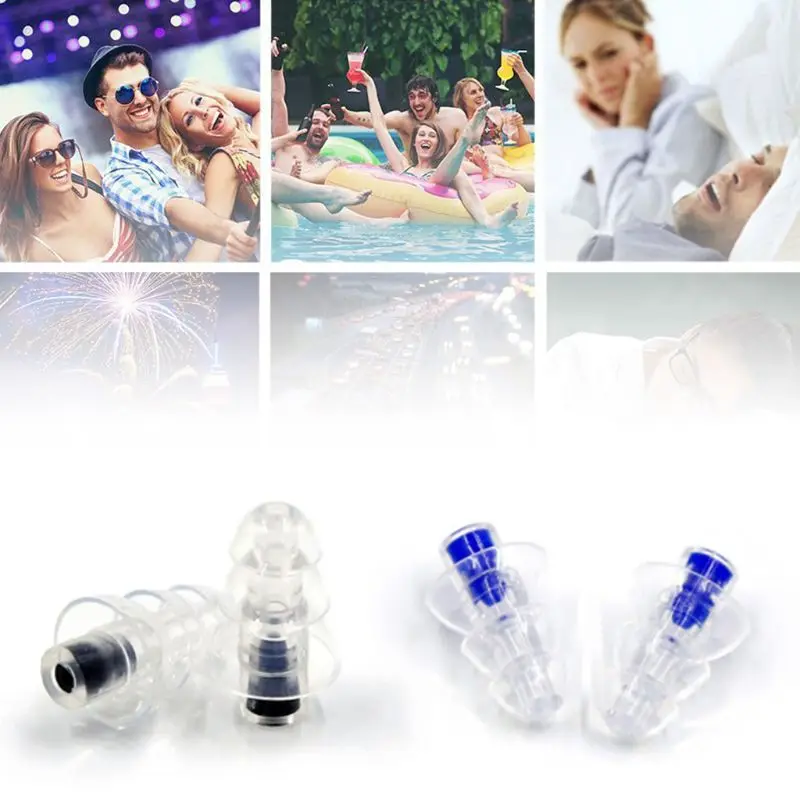 Musicsafe Silicone Noise Cancelling Earplugs for Concert DJ Bar Band Musician 2x