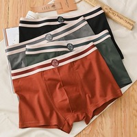 4 pcs Men Underwear Cotton Hombre Underpants Breathable Boxer Shorts Male Panties Sexy Underwear For Men