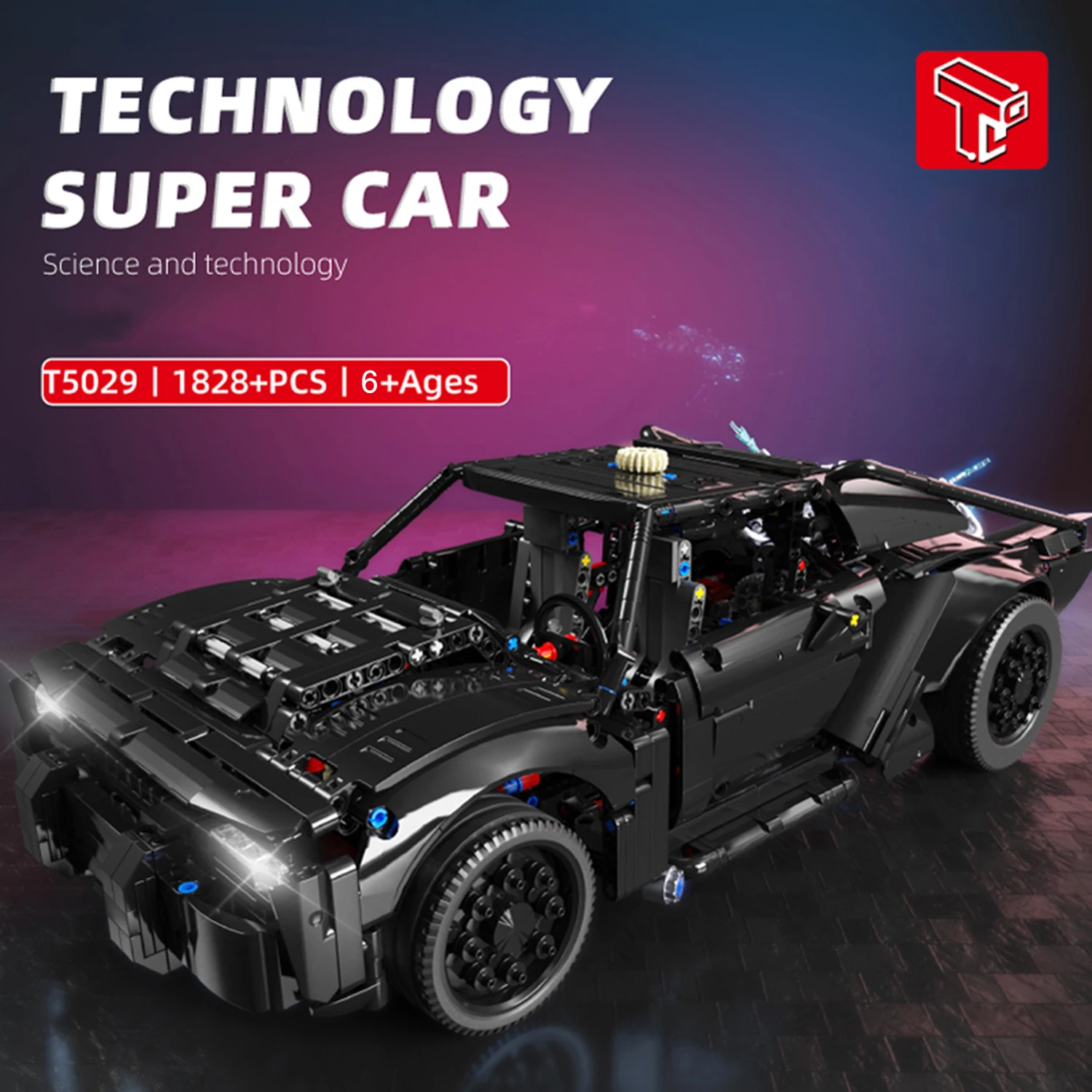 

1828PCS Super Racing Car Building Blocks Model Assemble Bricks City Vehicle Creative Desktop Decoration Gifts