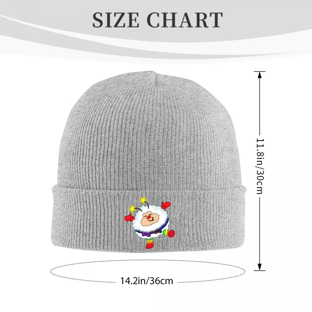 Rainbows Brites Beanie Hats Spritely Knit Hat Hippie Warm Adult Unisex Caps Winter Graphic Y2K Cool Bonnet Hats Gift