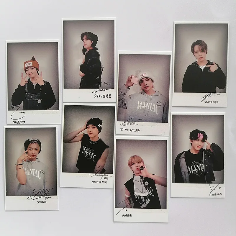 SKZOO - Tarjetas pequeñas estilo Stray Kids, postales de Hyunjin y Felix, tarjetas polaroid, colección de tarjetas pequeñas, regalos periféricos conmemorativos