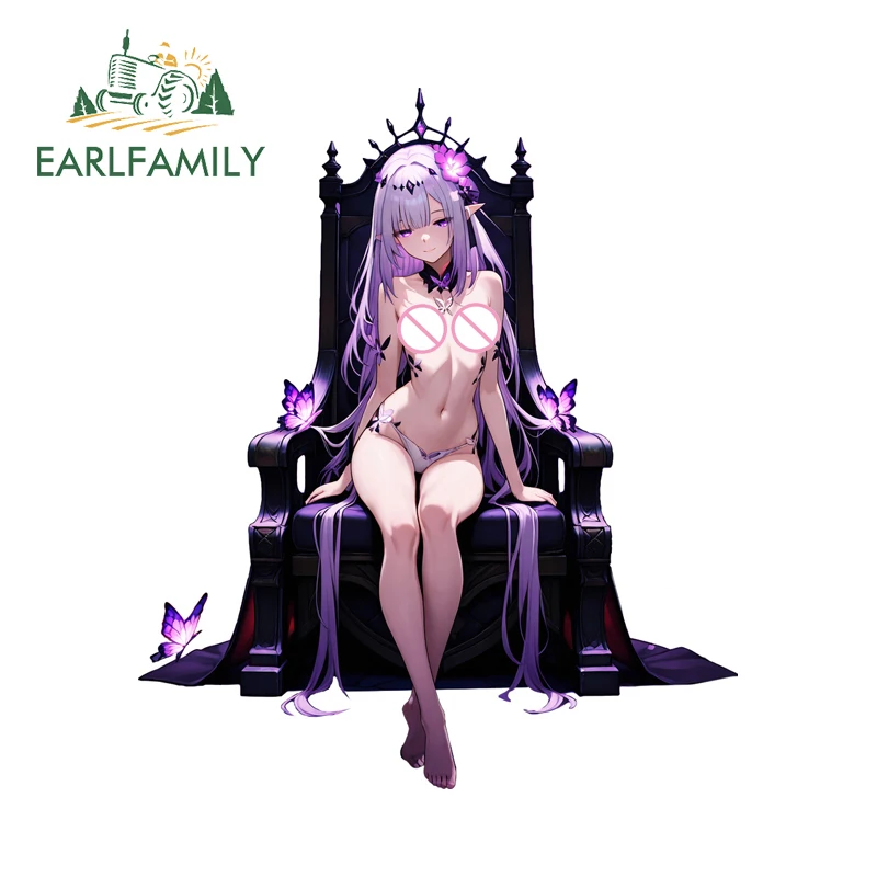 

EARLFAMILY Honkai Star Rail Castorice автомобильная наклейка сексуальная Лоли Хентай грудь багаж лобовое стекло Deca Waifu аниме хост автомобильный гаджет