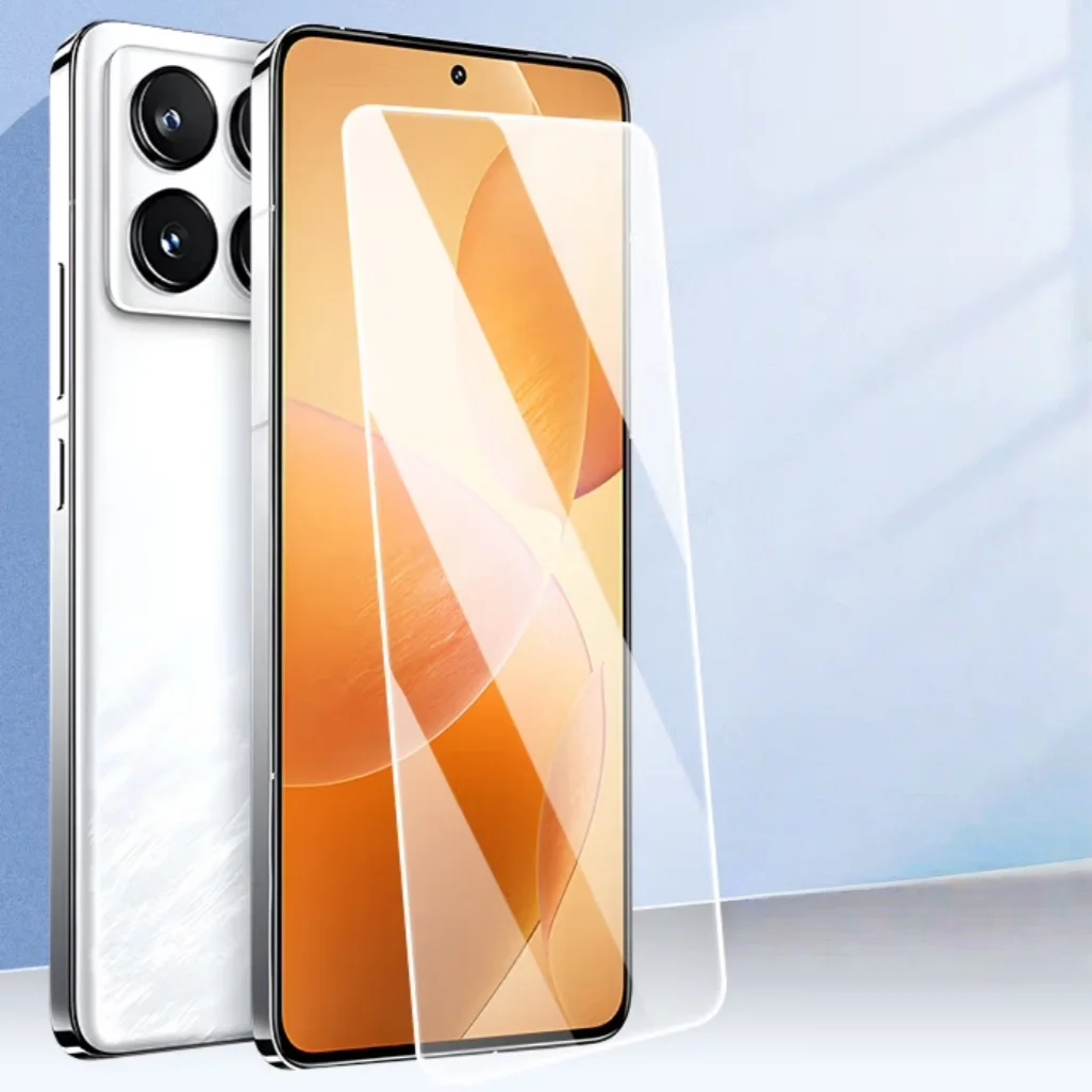 

2 Pcs Full Coverage Tempered Glass Phone Film For Xiaomi POCO X7 Pro/X6 Pro/X6/M6 Pro/X5 Pro/X4 Pro/X3 NFC