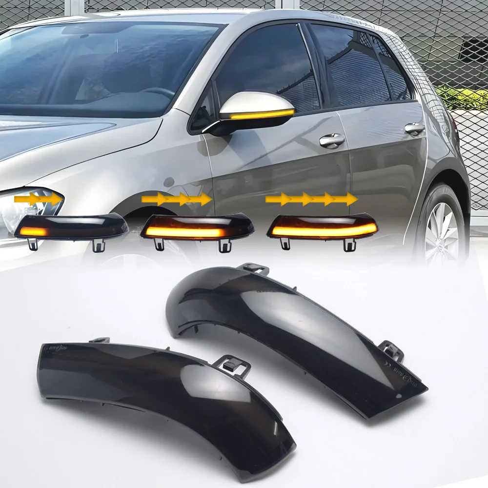 

LED Dynamic Turn Signal Light For VW Passat B6 GOLF 5 Jetta MK5 Passat B5.5 GTI V Sharan Flowing Water Blinker Flashing Light
