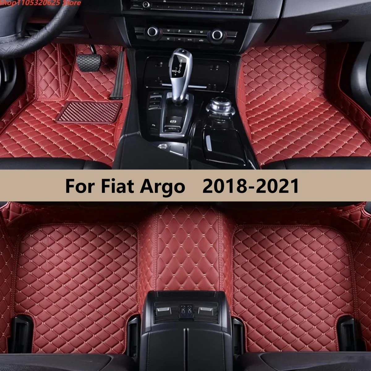 

Автомобильные коврики для Fiat Argo 2018 2019 2020 2021, водонепроницаемые, для пола, автоаксессуары