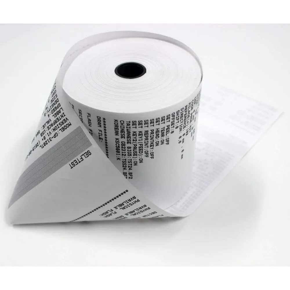 "Rotoli di carta termica da 50 g/m2, 3,25 x 273 mm, confezione da 50, uso per registratore di cassa, senza bpa"