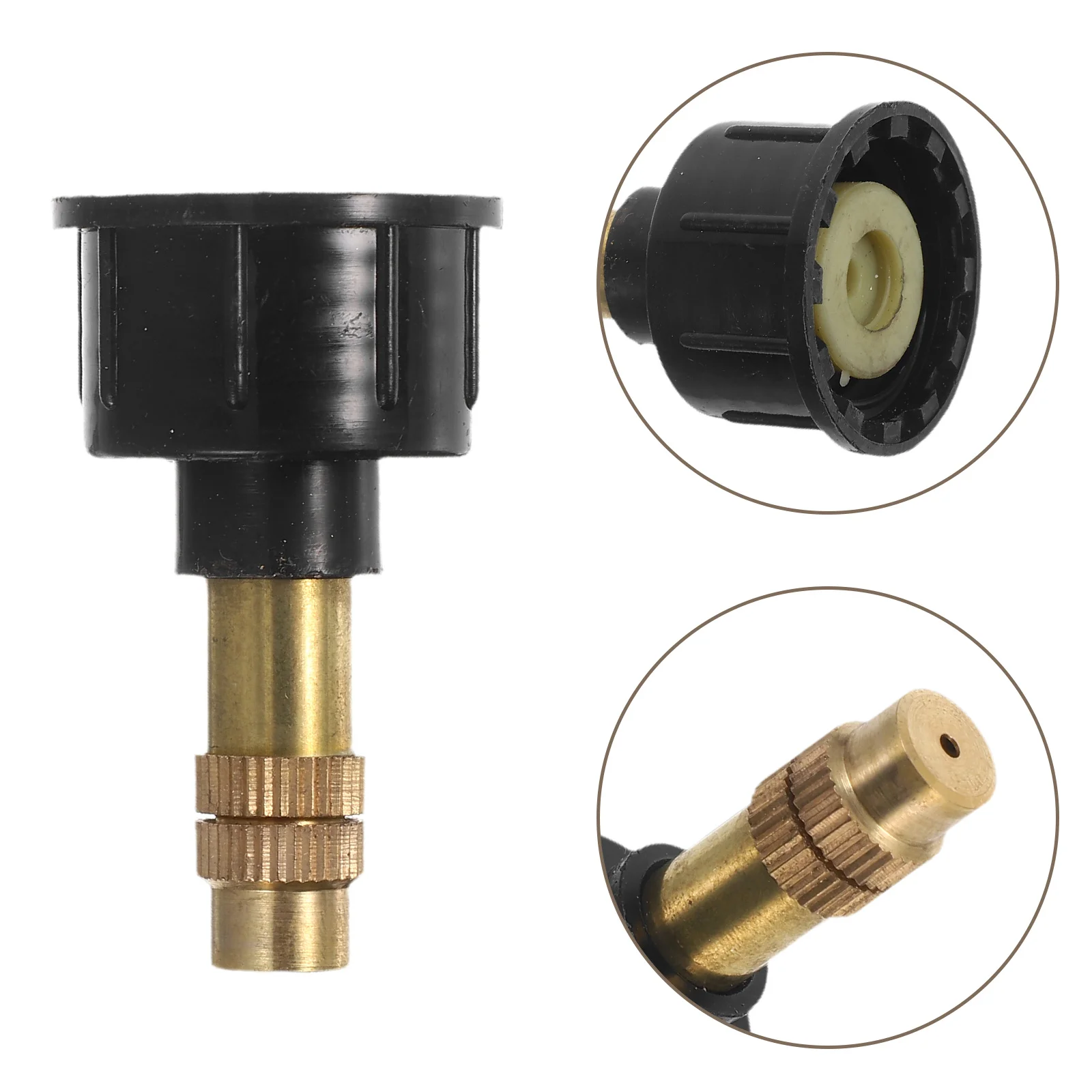 

10Pcs Pump Sprayer Nozzle Brass Replacement Fine Mist Spray Head Garden Water Mister Bottle Sprayer Parts for Nursery Irrigation