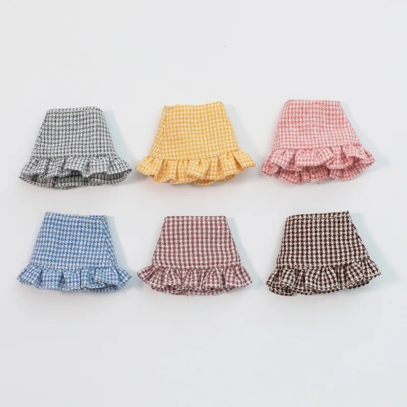 

Платье Ob11, плиссированная юбка, детское платье с бретелями, униформа ddf, юбка 1/12 BJD GSC, глиняная кукла Молли, одежда