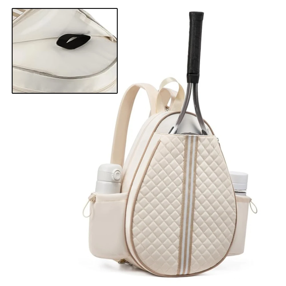 

Lightweight Waterproof Tennis Racket Bag For Pickleball Tennis Badminton Shoulder Tennis Backpack Tennis Accessories