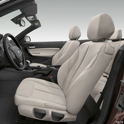 For BMW 2 Series Convertible F23 2015 2016 2017 2018 2019 2020 2021 Full Set Faux Leather Custom Car Seat Covers Accessories