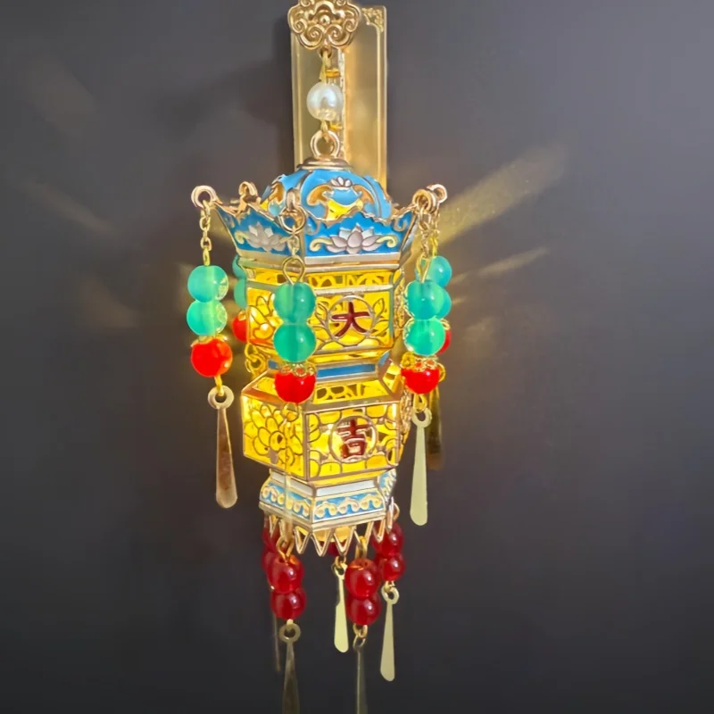 جراند جيدي فانوس مغناطيس الثلاجة متحف بكين متوهجة السياحة الصينية اللعب والهوايات عمل الشكل الرسوم المتحركة مشتق #2