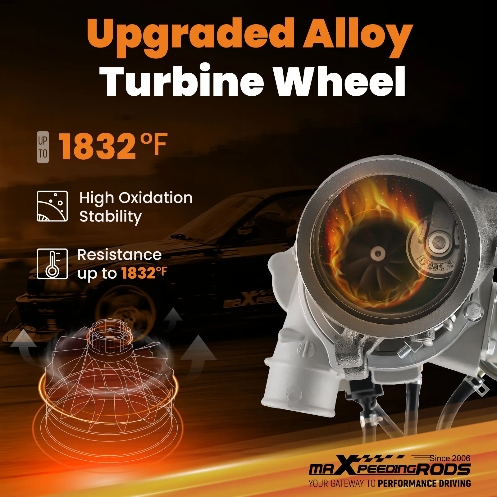 

Billet Turbocharger Turbo for Ford Fusion Focus Escape 2L 2013-2016 53039880272