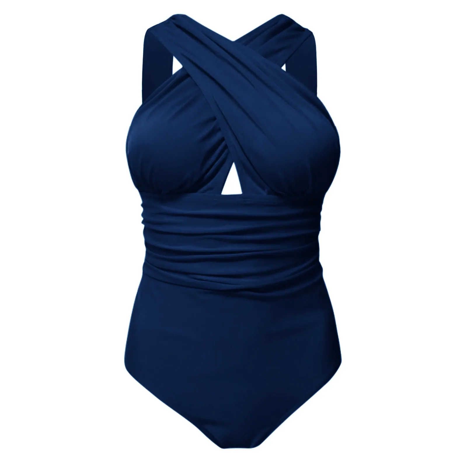 Women plus size swimsuits closed female body bathing suit for pool beachwear Sexy print one piece large size swimwear push up