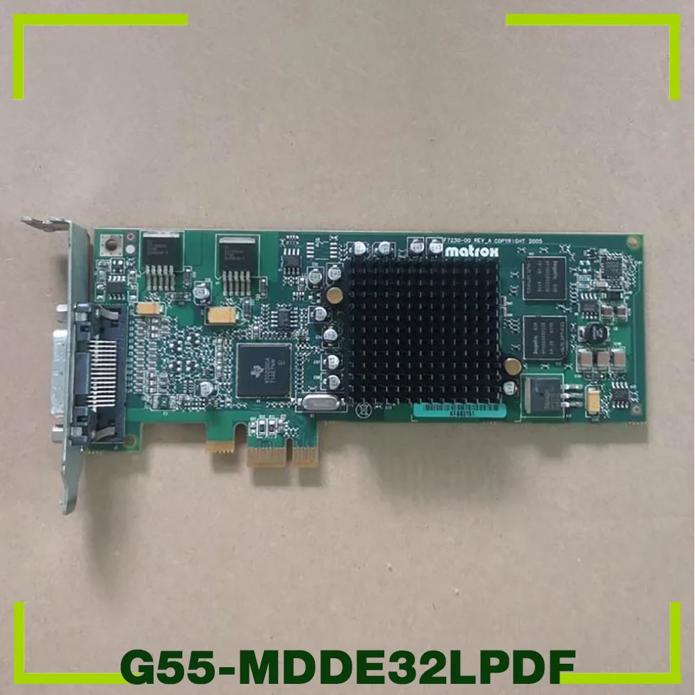 For Matrox MGI G55-MDDE32LPDF G550 PCI-E X1 Graphics Card 375-3433-01