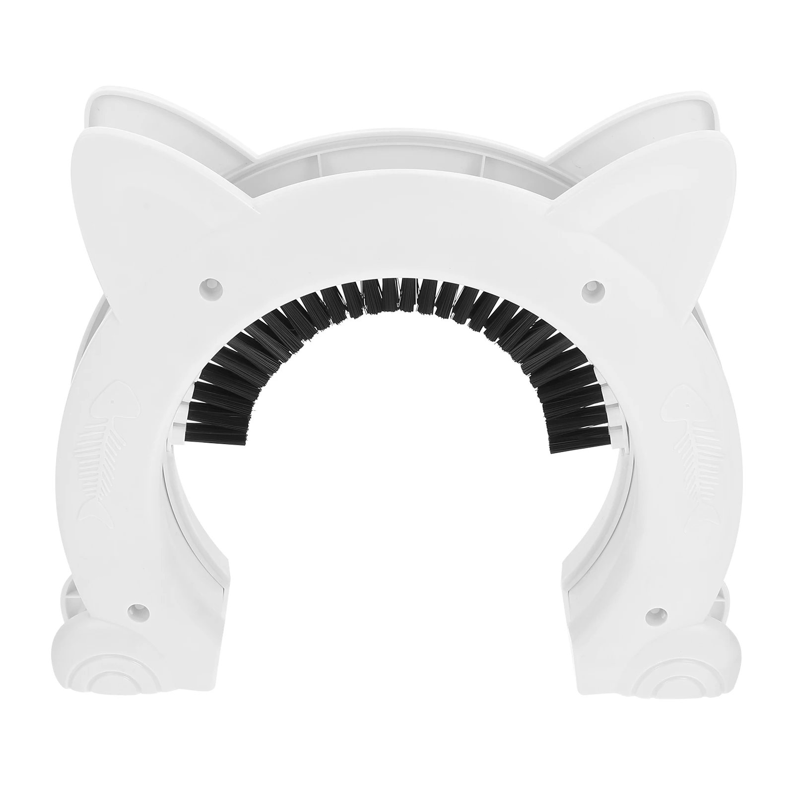 

1 Set Interior Cat Door Plastic Pet Door Brush Groom Design Pet Tool for Cats Dogs Indoor Entry Cat Plaything