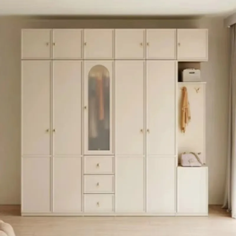Elements Modern Wardrobe Closet Hanging Clothes Space Saving Clothes Wardrobes Luxury Room Hotel Armario Ropero Home Furniture