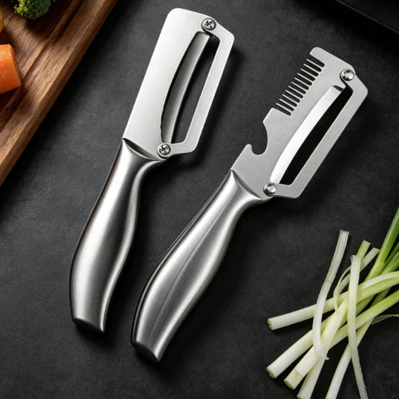 Kitchen Multi-functional Vegetable Peeler Stainless Steel Cut Onions Fruit Peeler Household Kitchen Pumpki Specific Peeler