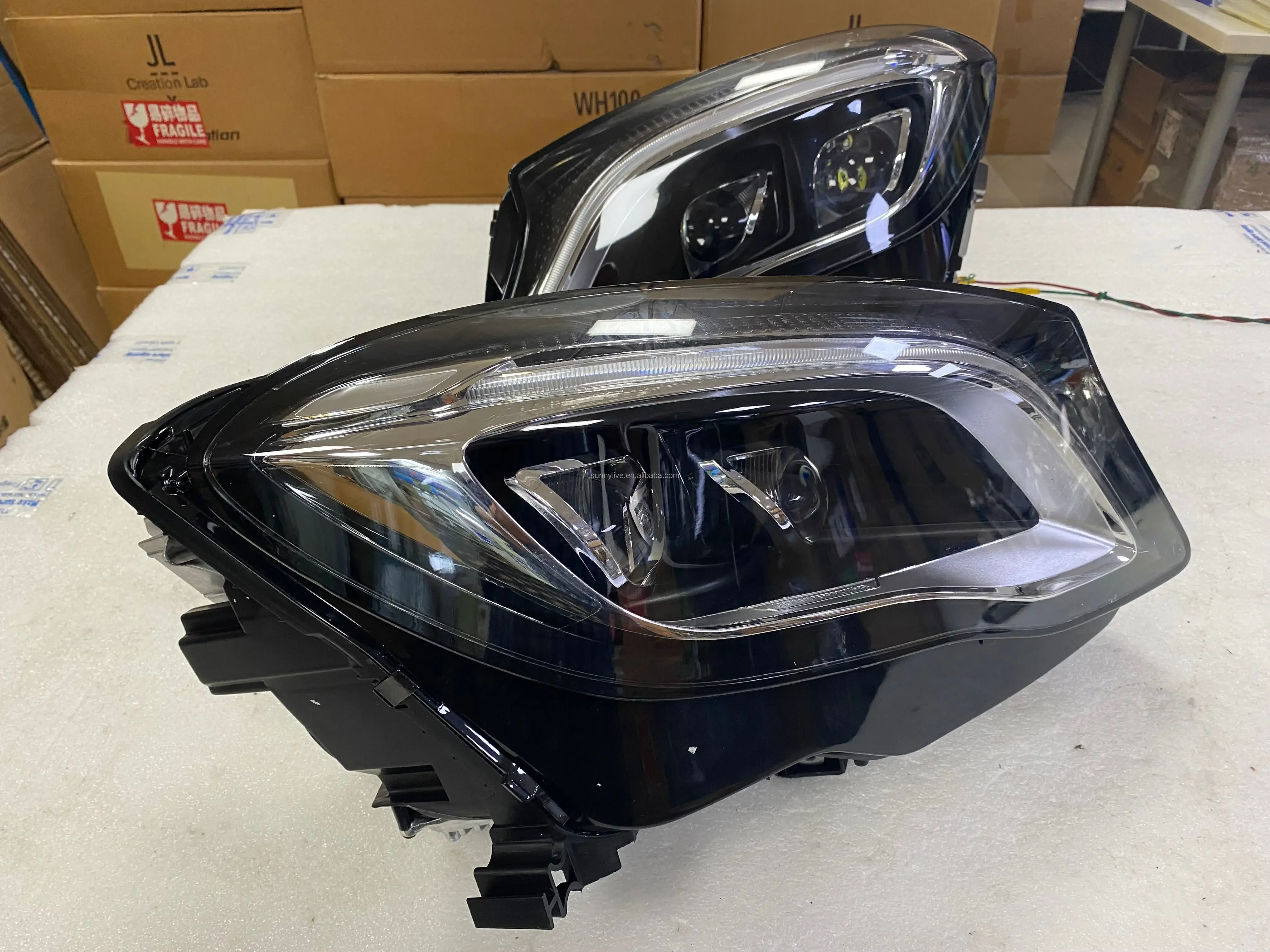 Full LED Headlight For Mercedes Benz GLA 2015-2019 JL