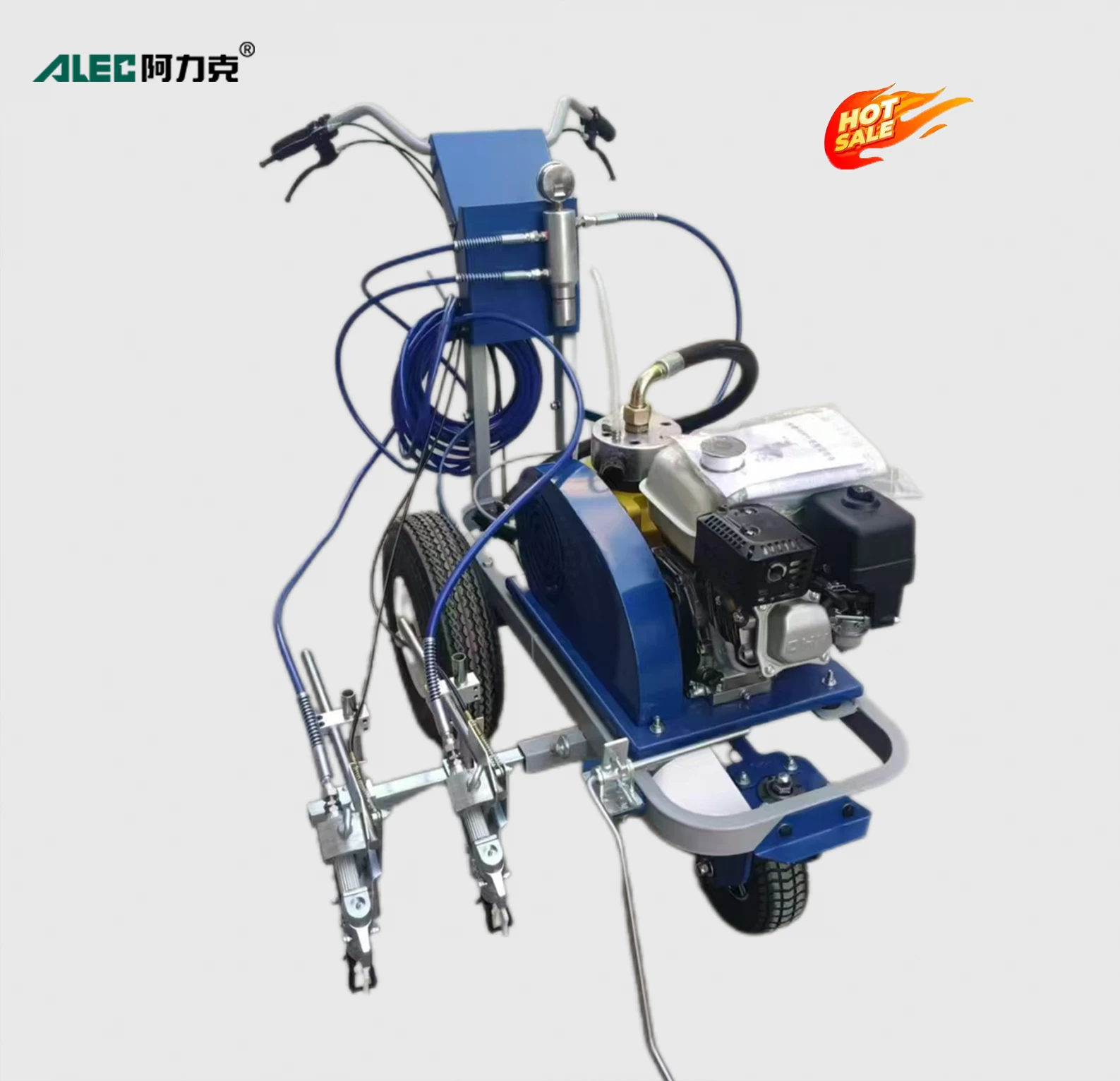 Double Nozzle Cold Paint Single Sprinkler Head Road Marking Marker Machine