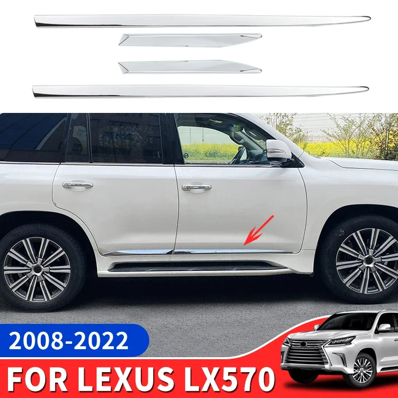 For 2008-2022 Lexus LX 570 LX570 2021 2020 2019 2018 2017 2016 2015 Car By Chrome Trim Upgrade Body Kit Decoration Accessories