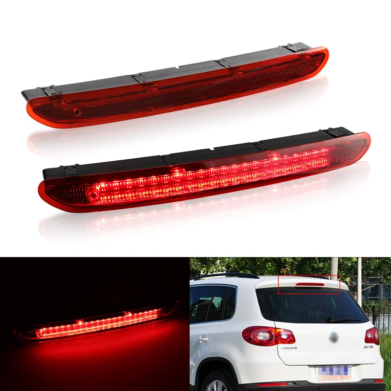 

Red Brake High Mount Third Brake Stop Light Lamp For VW GTI Rabbit Jetta Station Wagon Passat Tiguan