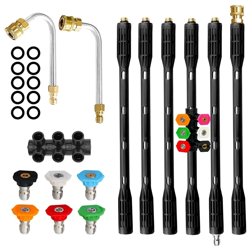 

ABKD Upgraded High-Pressure Cleaning Machine Extension Rod, Exterior Wall And Eaves Cleaning Pole Electric Cleaning Machine
