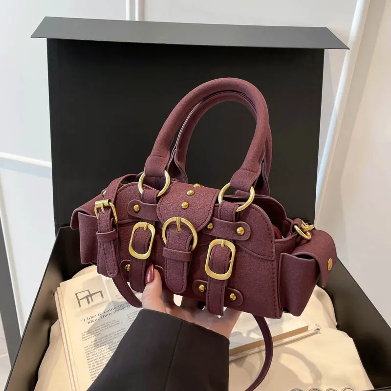 

New Belt Design Shoulder and Crossbody Bags Stylish Design Y2K Style Handbags for Women Fashionable Hot Girls Underarm Bag