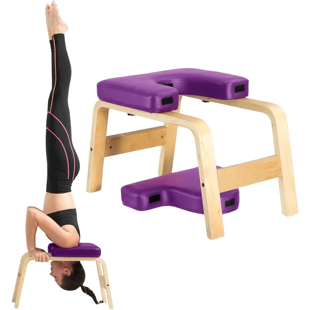 

Yoga Headstand Bench, Versatile Yoga Inversion Chair for Core Strengthening Healthy Living Simplified ,Yoga Headstand Bench